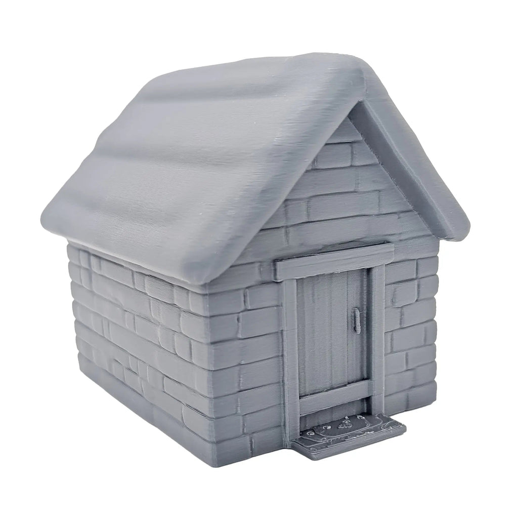 28mm Fantasy Village Buildings | DND RPG Scatter Terrain for Wargames - Blubber Cove