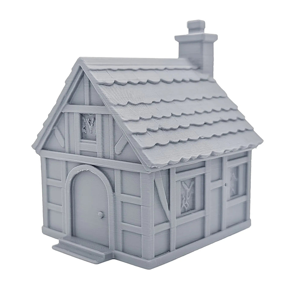 28mm Fantasy Village Buildings | DND RPG Scatter Terrain for Wargames - Blubber Cove
