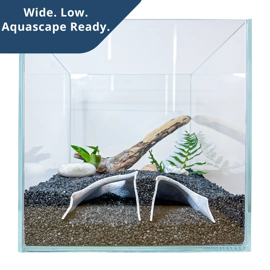 Aquarium Cave Tunnel – Large - Entrance Pleco & Shrimp Hide (Std/Large) - Blubber Cove