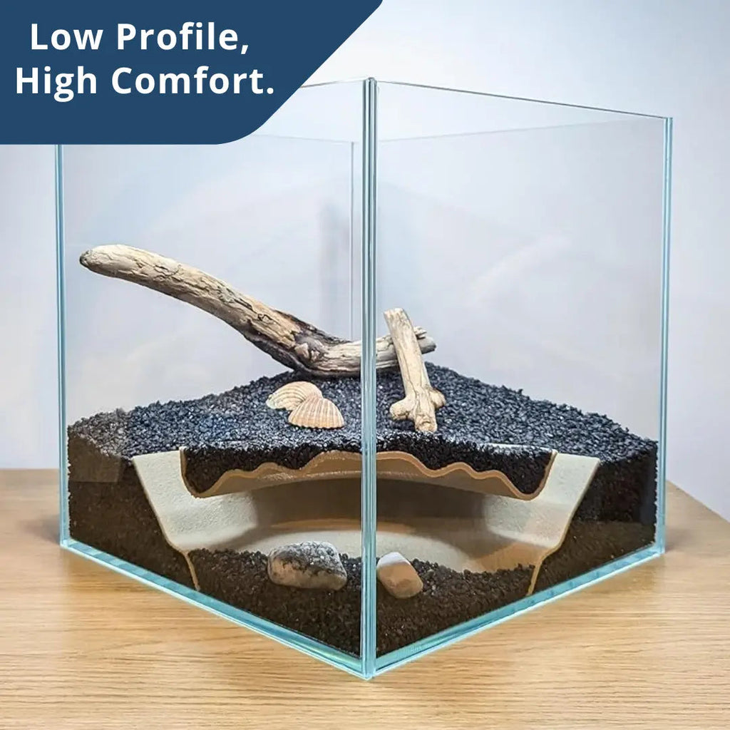 Corner Aquarium or Reptile Tunnel Cave – Underground Hideout - Blubber Cove