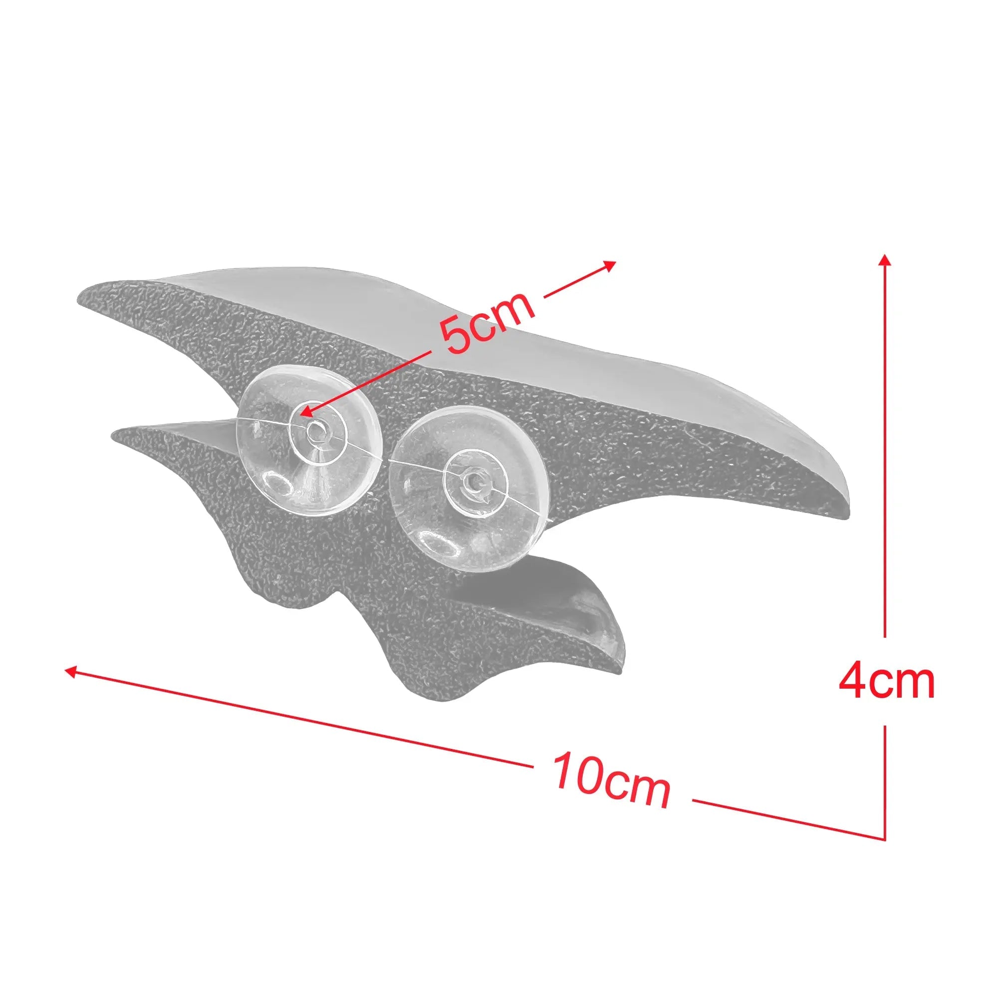 Floating mushroom ledge for bettas, shrimp, and reptiles. Attaches with suction cups. Perfect for aquascaping or amphibian rest spots. - Blubber Cove