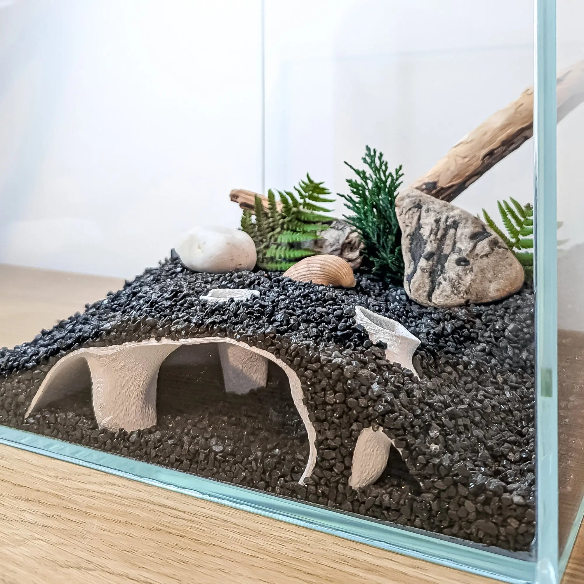 Large Aquarium Cave for Shrimp, Betta & Bottom Dwellers - Blubber Cove
