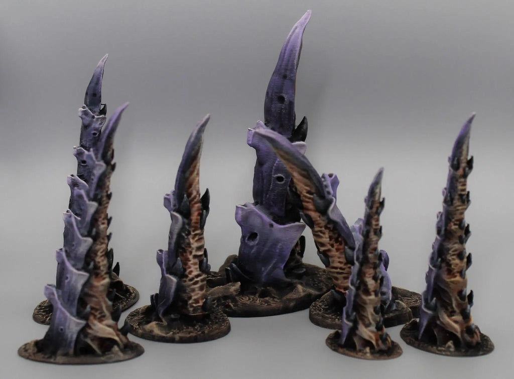 organic alien scatter terrain bundle, 28mm