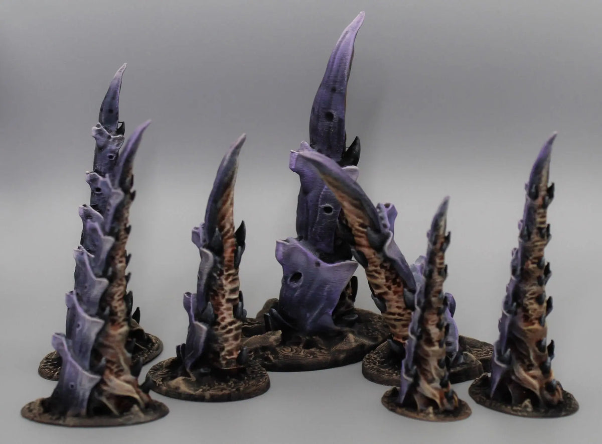 organic alien scatter terrain bundle, 28mm