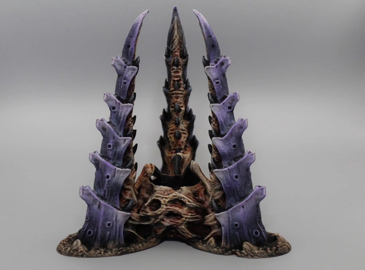 organic alien scatter terrain pieces, 28mm