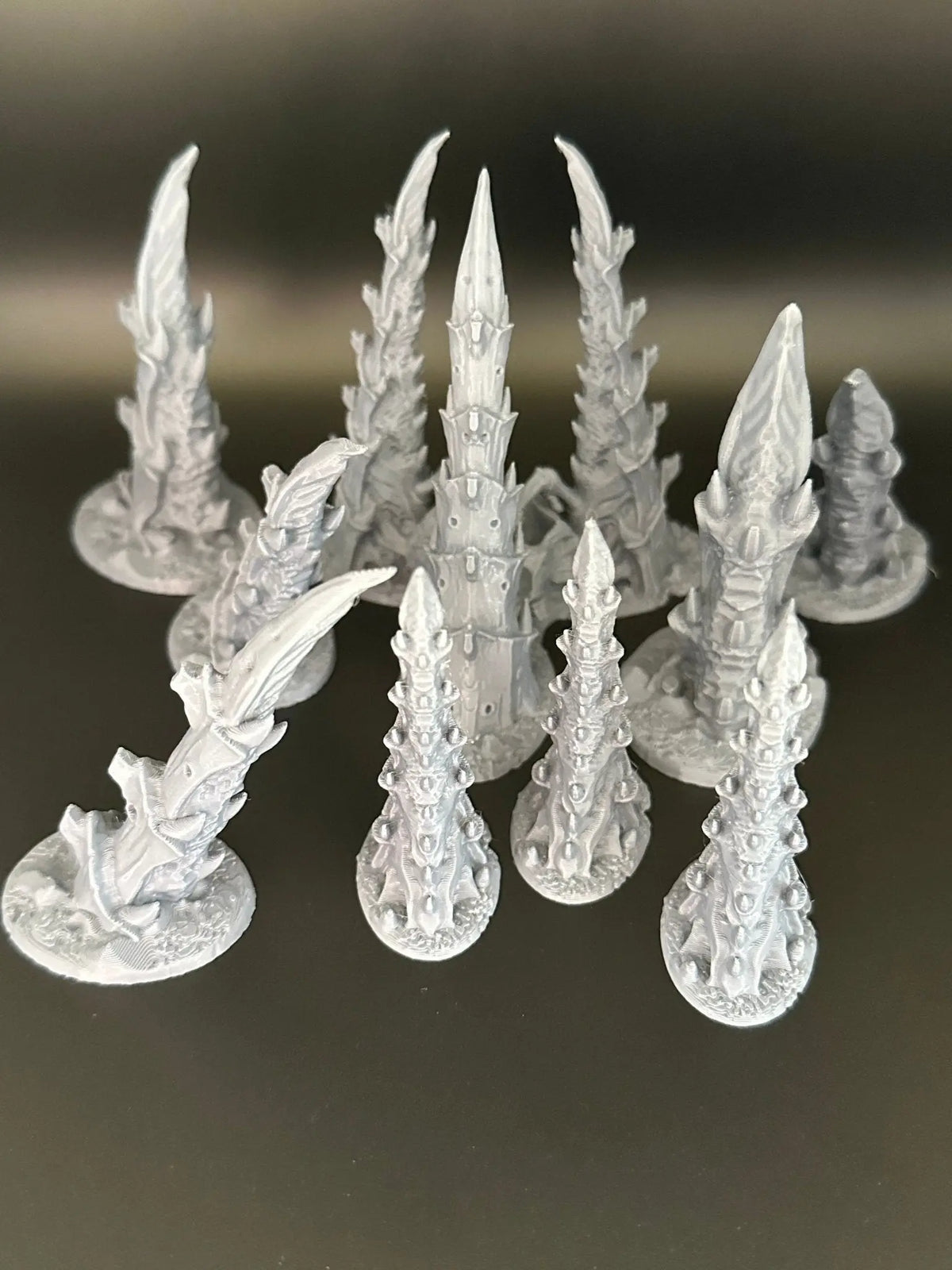 organic alien terrain for tabletop, 28mm