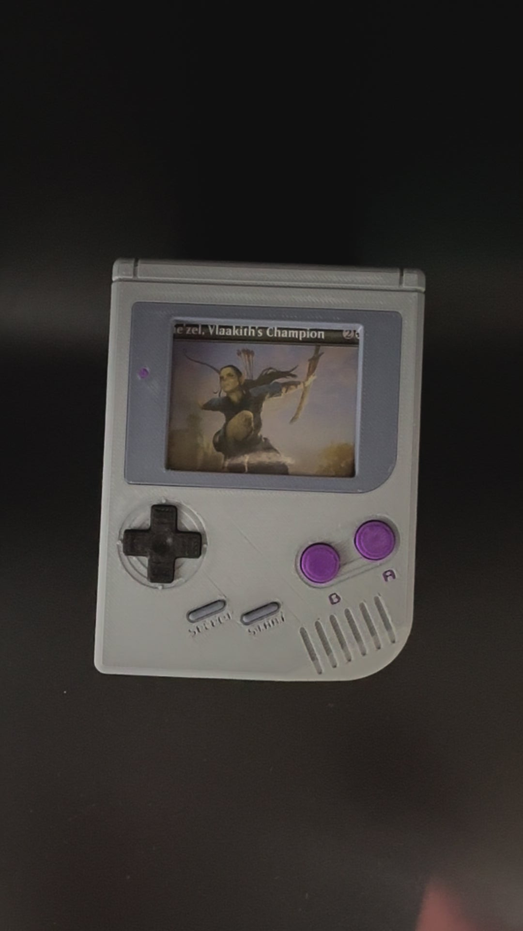 Final Fantasy Inspired Gameboy Deck Box for MTG Commander | Retro TCG Case with Magnetic Lock | Holds 100+ Cards | EDH Yugioh Pokémon Gift