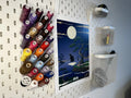Skadis Pegboard Reel Holder, Hold 6 coats moon spools or similar - Blubber Cove