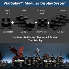 WarSplay™ Classic Mini | Modular Miniature Display Case for Wargaming & RPGs - Blubber Cove
