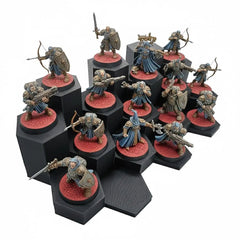 WarSplay Classic 5-tier modular miniature display stand for 28-32mm tabletop wargaming infantry