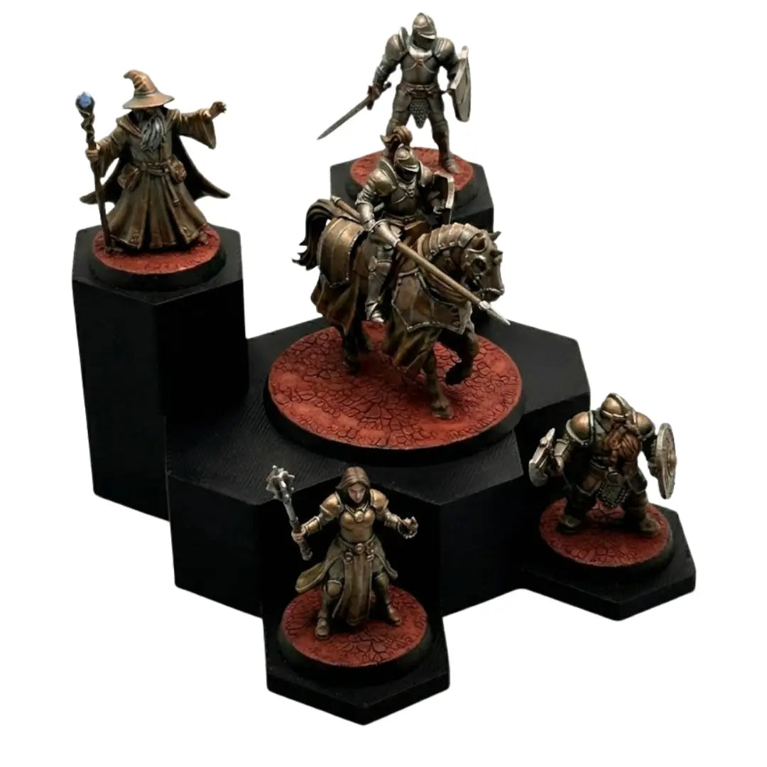 WarSplay Hero Mini modular display stand for 40-50mm character and centrepiece miniatures