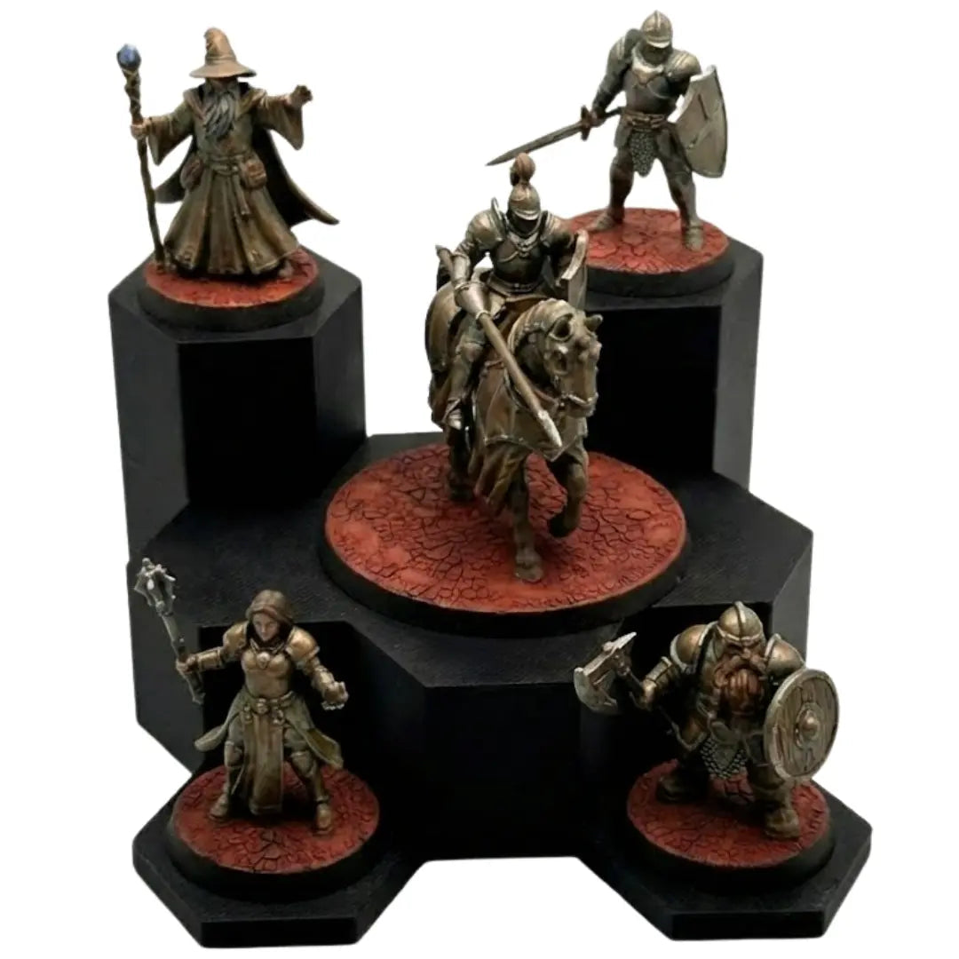 WarSplay Hero Mini character display plinth for painted tabletop miniatures