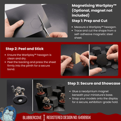WarSplay Hero modular display stand for large tabletop wargaming centrepieces