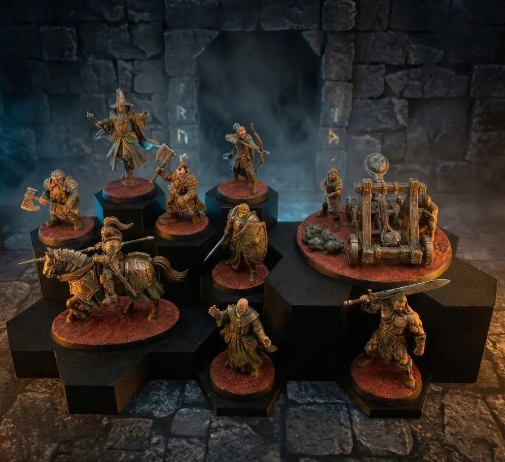 WarSplay™ Hero | Modular Miniature Display Stand for Wargaming & RPGs - Blubber Cove